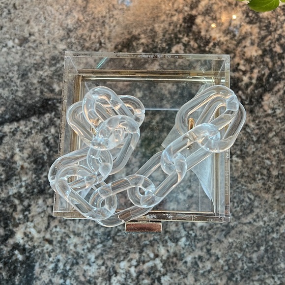 Plexi Clear Box Purse - Picture 2 of 6